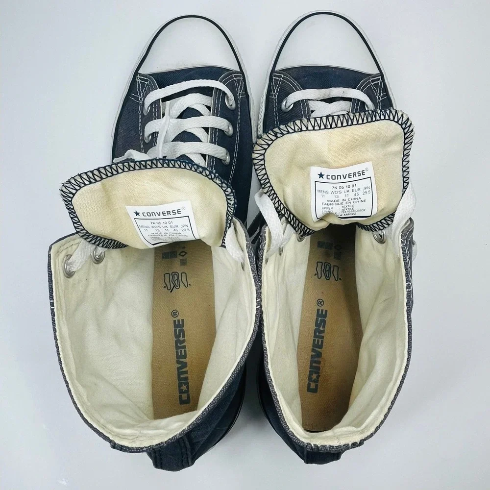 Converse Chuck Taylor All Star High Top Sneakers Mens 11 Womens 13 Navy M9622